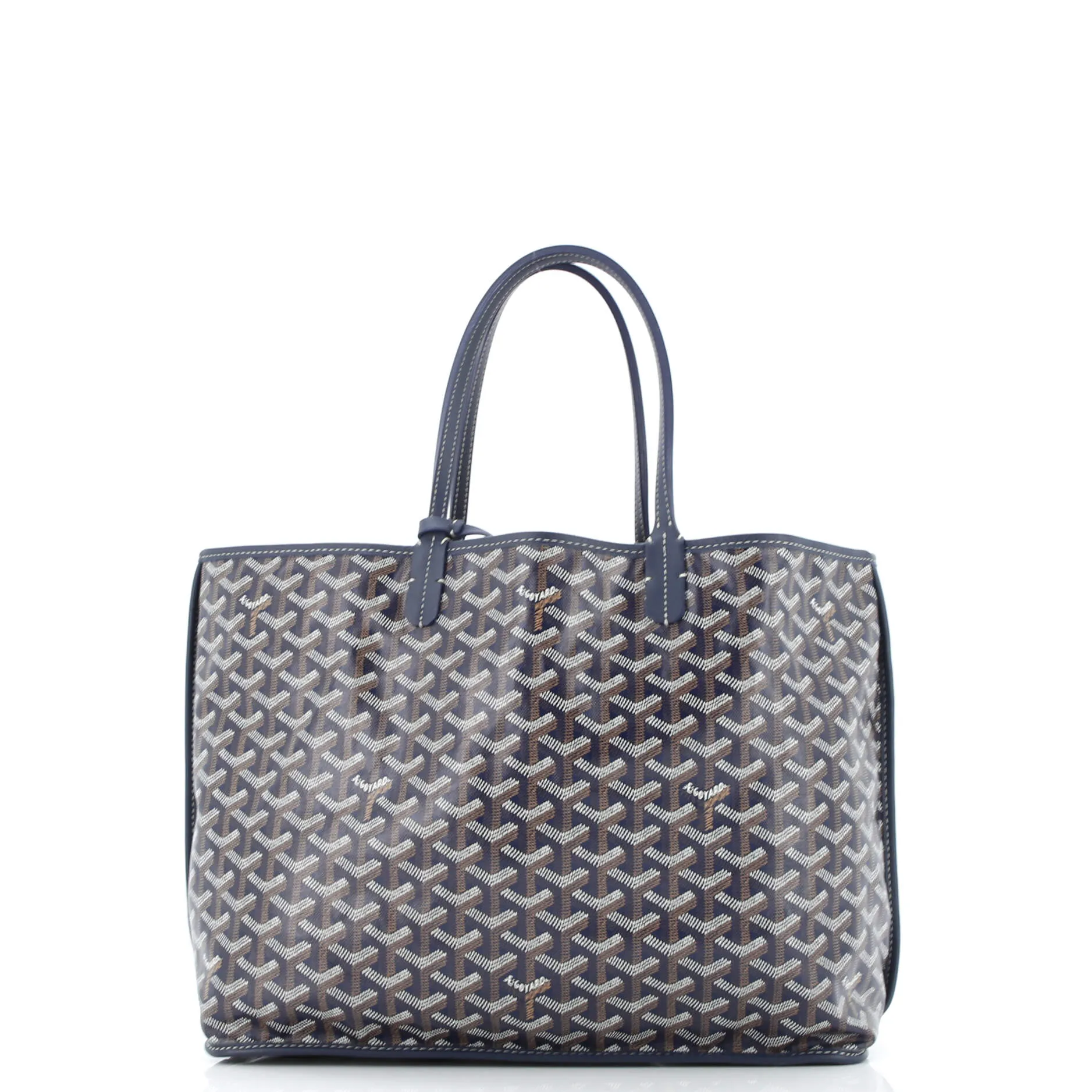 Anjou Reversible Tote Coated Canvas PM