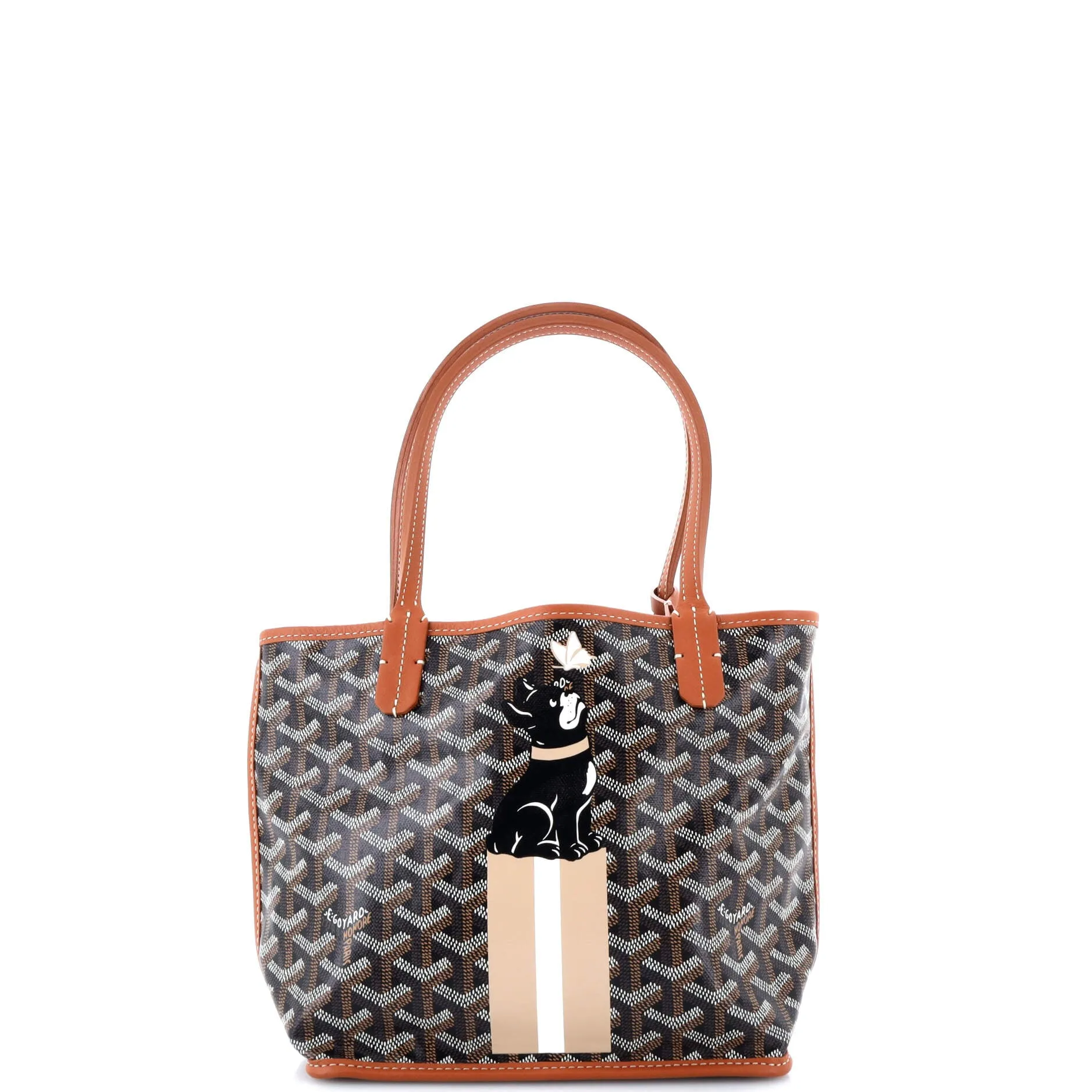 Anjou Reversible Tote Printed Coated Canvas Mini