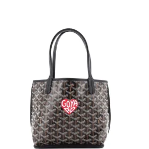 Anjou Reversible Tote Printed Coated Canvas Mini