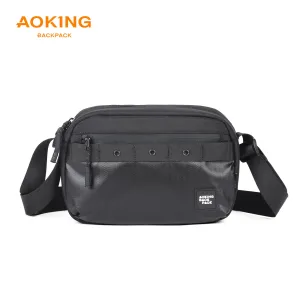 Aoking Black Fashion Men Waterproof Crossbody Sling Bag XK3035-5