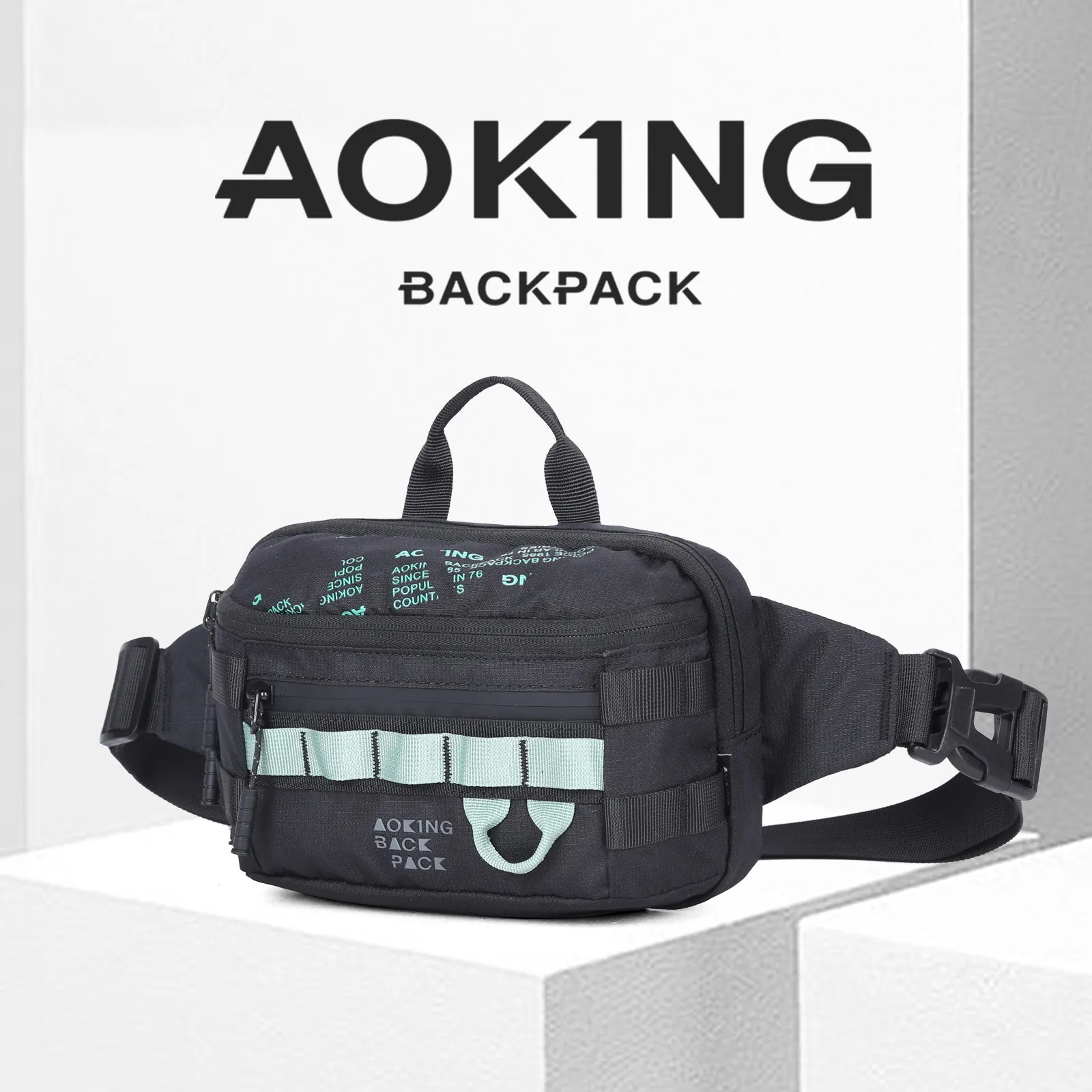 Aoking Casual Sport Lightweight Waist Bag XY3030-8