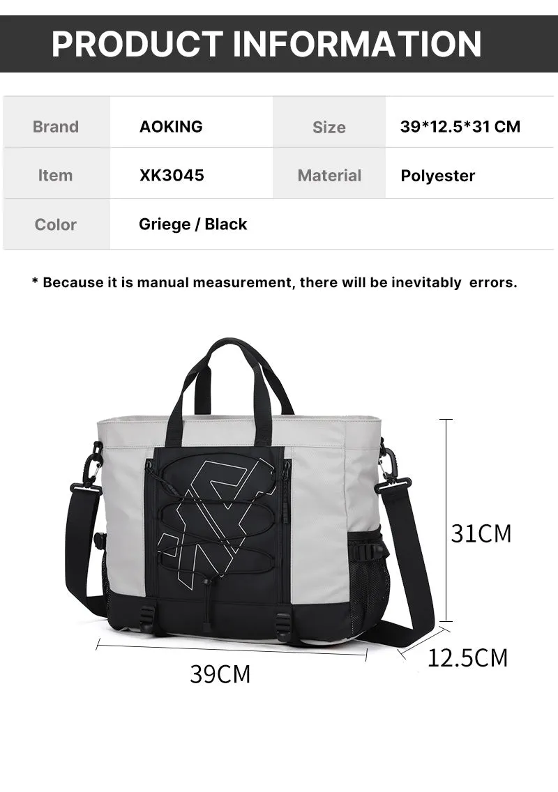 Aoking Large Capacity White Travel Bag Casual Bag XK3045