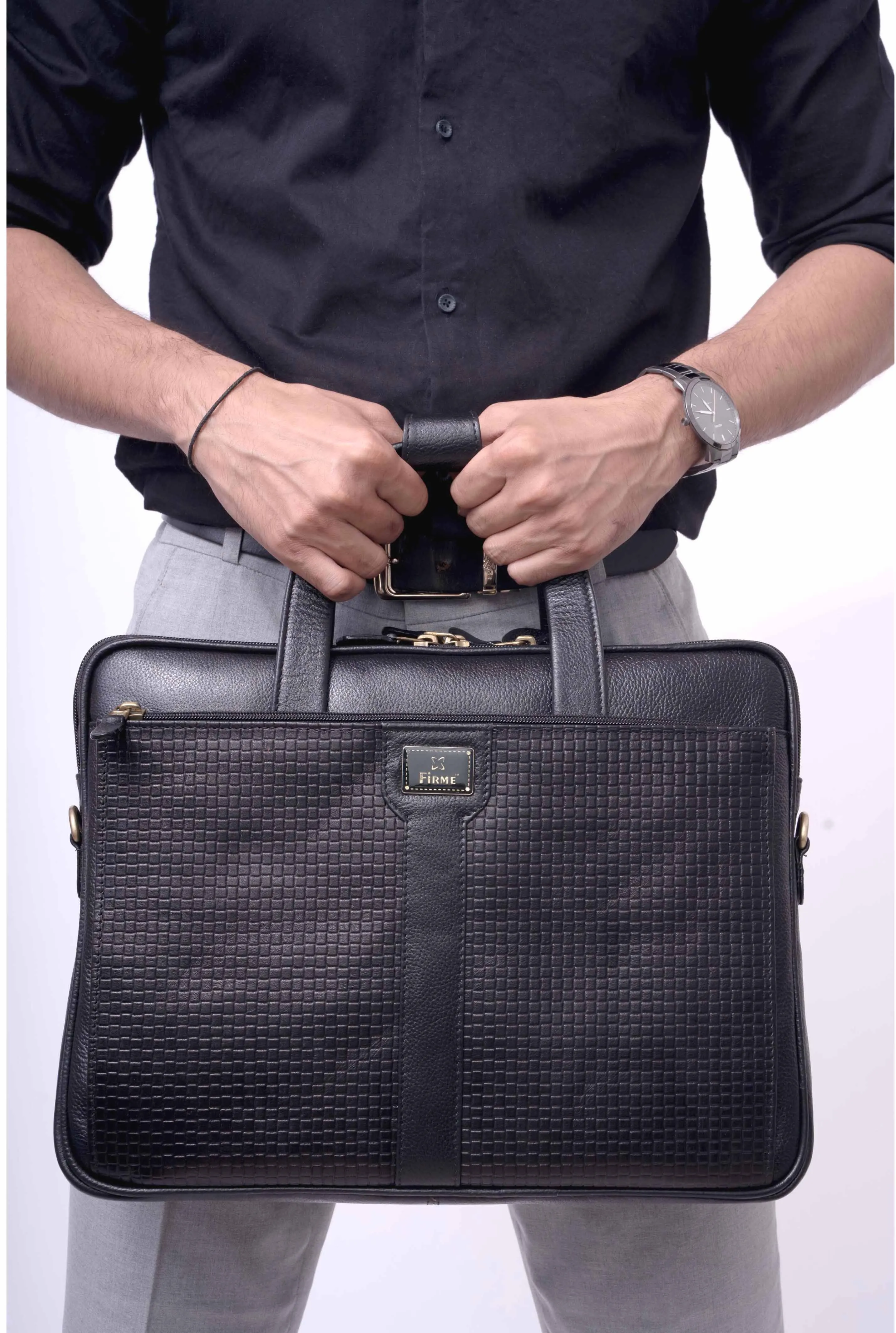 Aries – 1 Leather 15.6' Laptop Bag