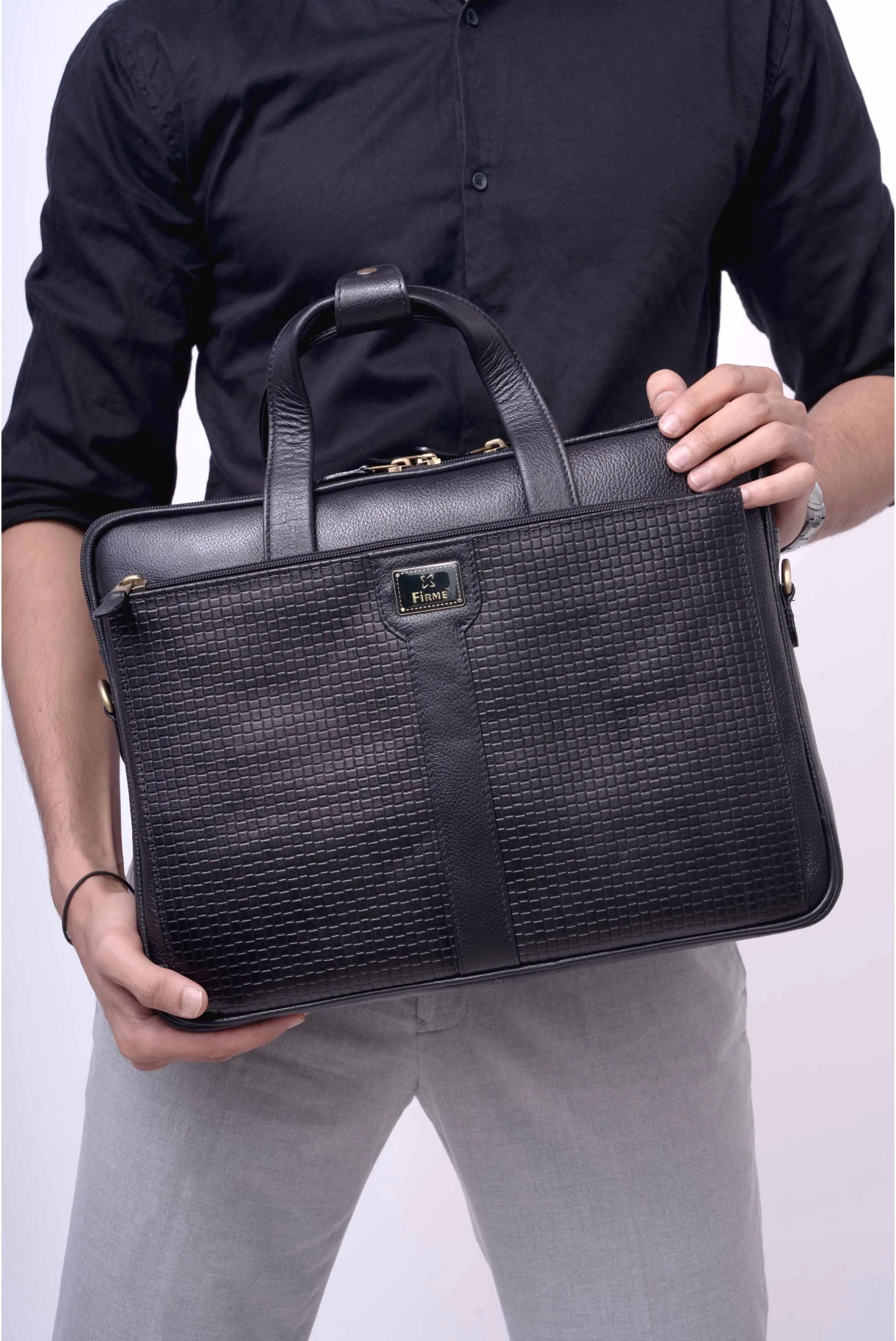 Aries – 1 Leather 15.6' Laptop Bag