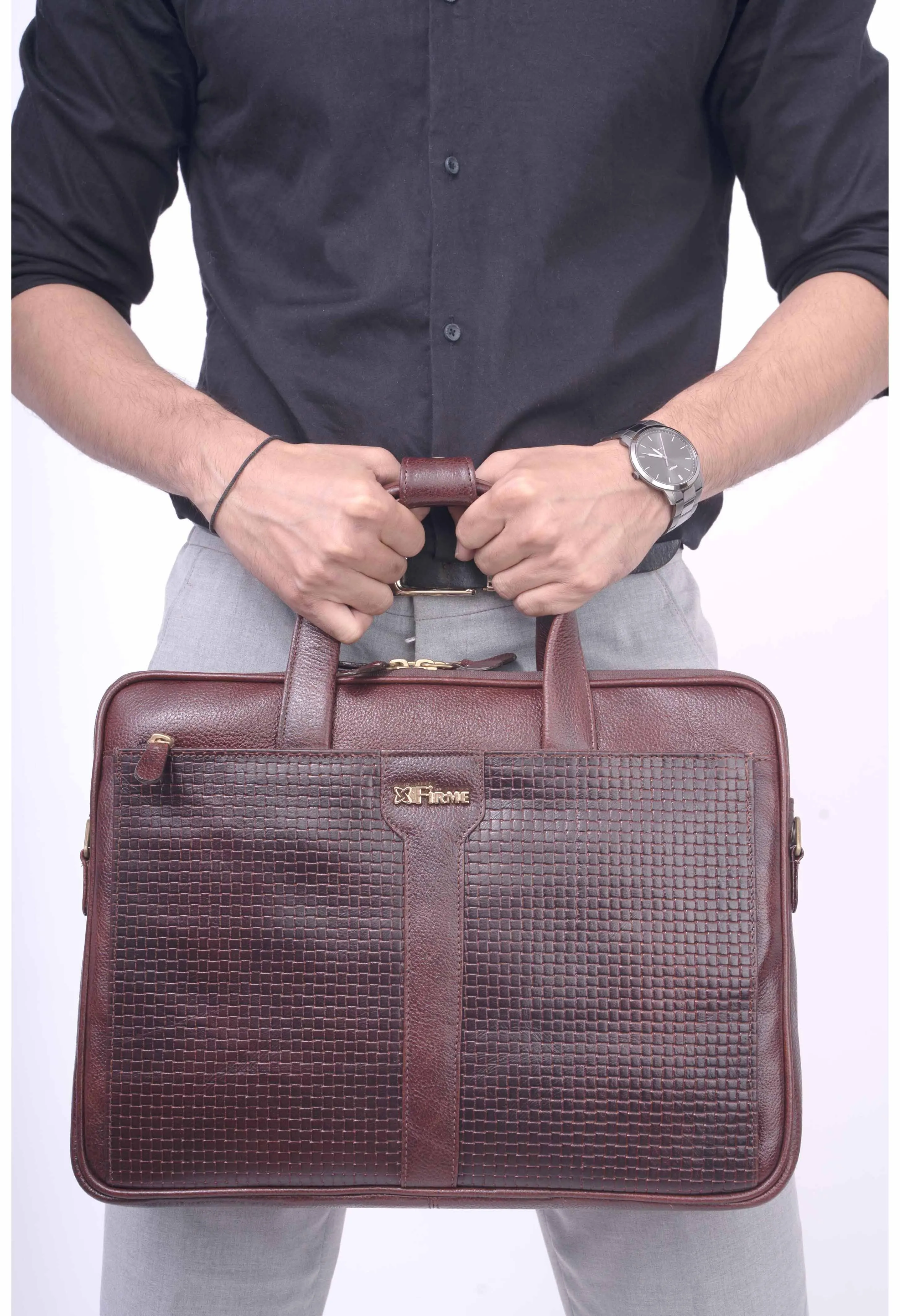 Aries – 1 Leather 15.6' Laptop Bag