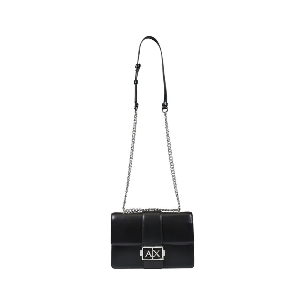 Armani Exchange Black Polyester Handbag