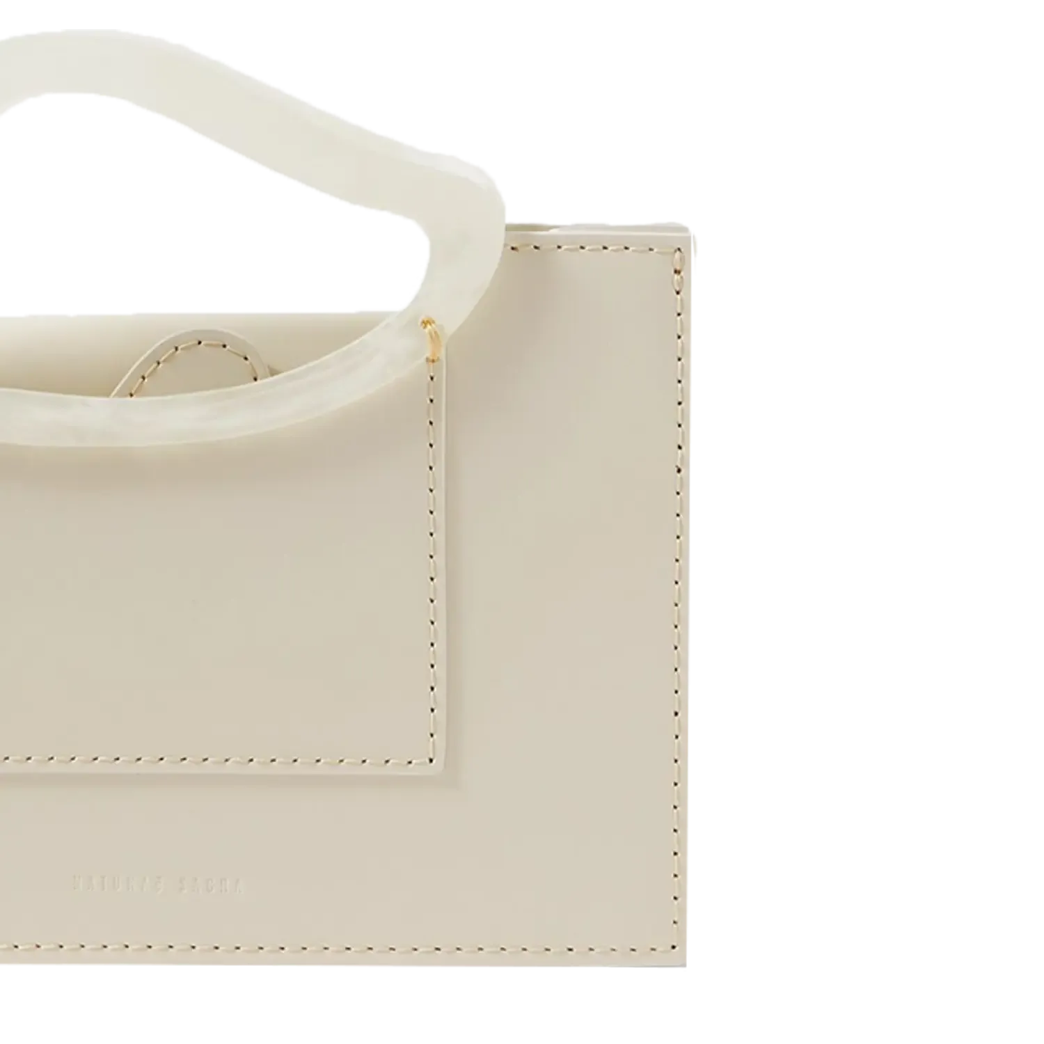 ARP MINI | OFF-WHITE Leather Handbag by NATURAE SACRA