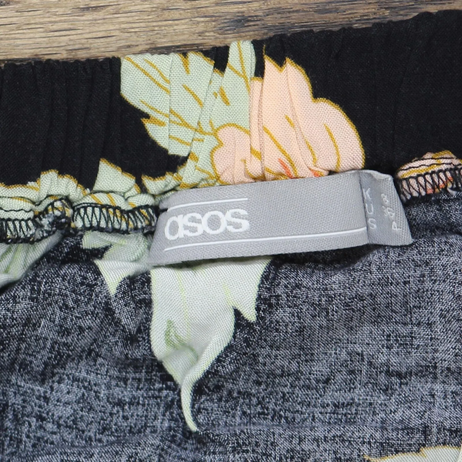 Asos Womens Woven Layered Bandeau Blouse Shirt Top 16703d55587bd3 Black Multi 4