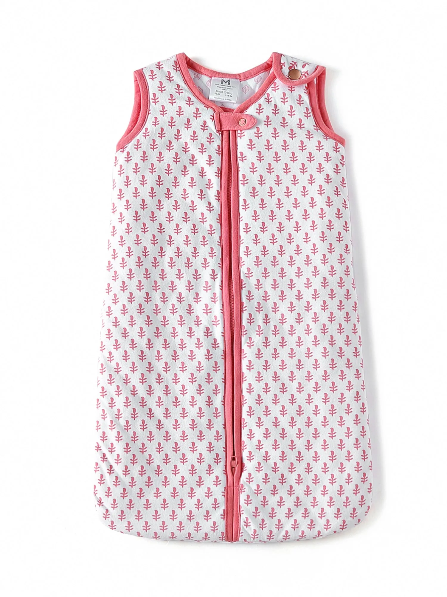 Baby Sleeping Bag Pink City Print - TOG 2.2 (Quilted)