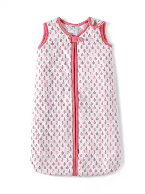 Baby Sleeping Bag Pink City Print - TOG 2.2 (Quilted)