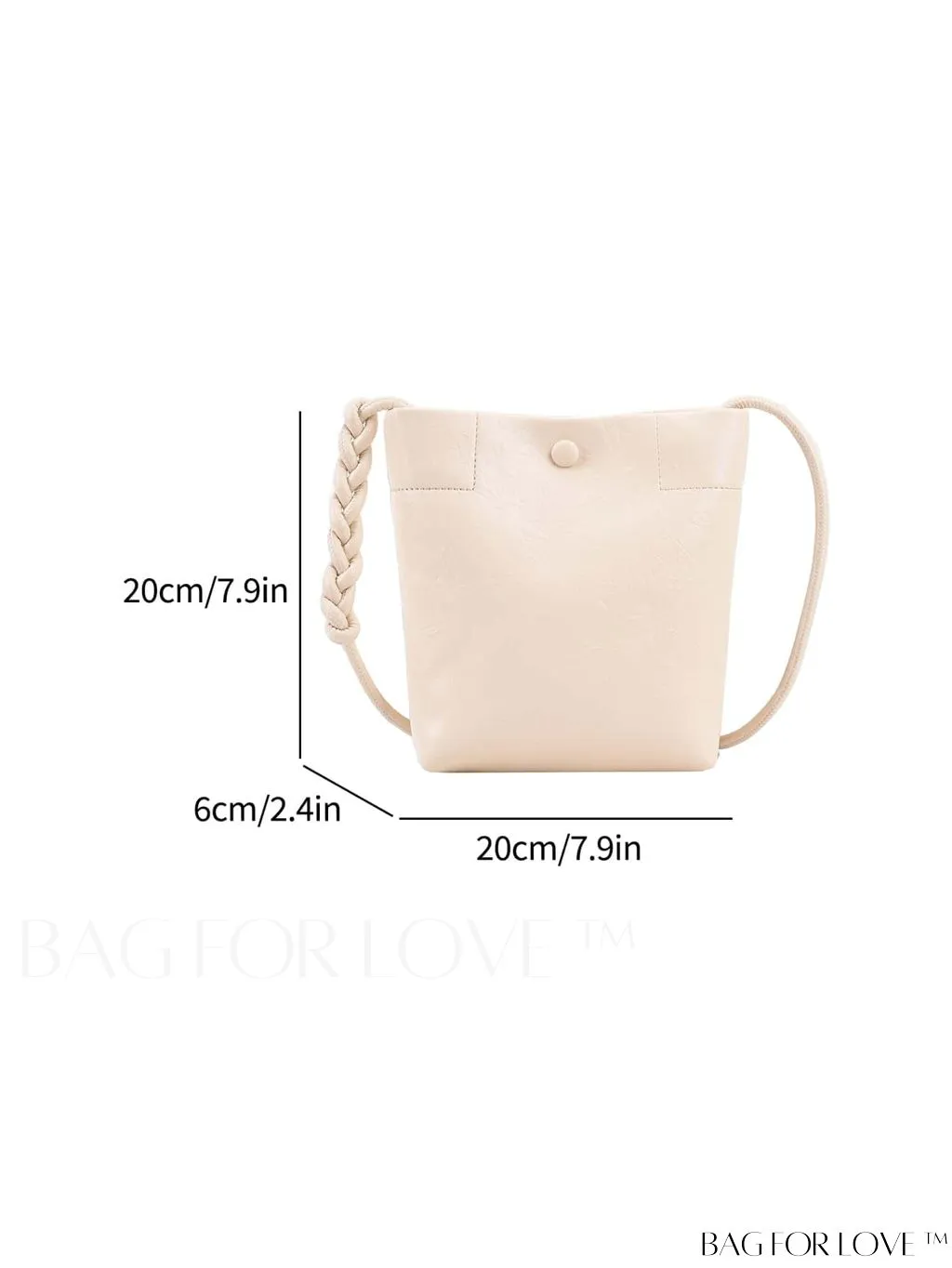 BagForLove - Stylish Compact Shoulder Bag: Mini All-Match Fashion Bucket Design