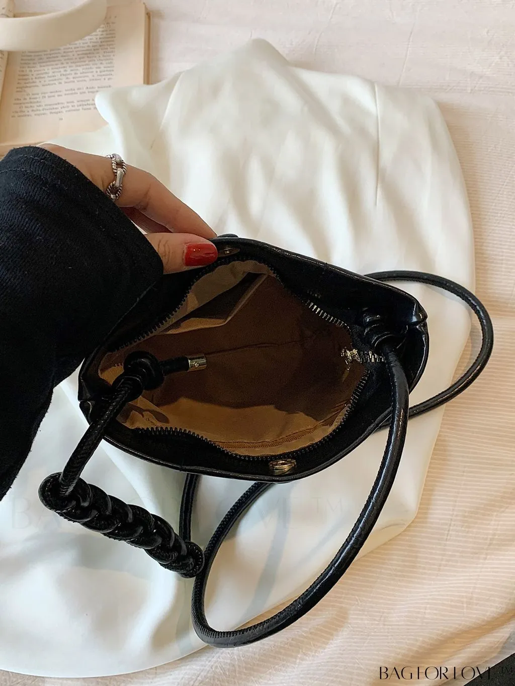 BagForLove - Stylish Compact Shoulder Bag: Mini All-Match Fashion Bucket Design