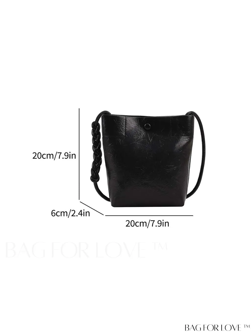 BagForLove - Stylish Compact Shoulder Bag: Mini All-Match Fashion Bucket Design