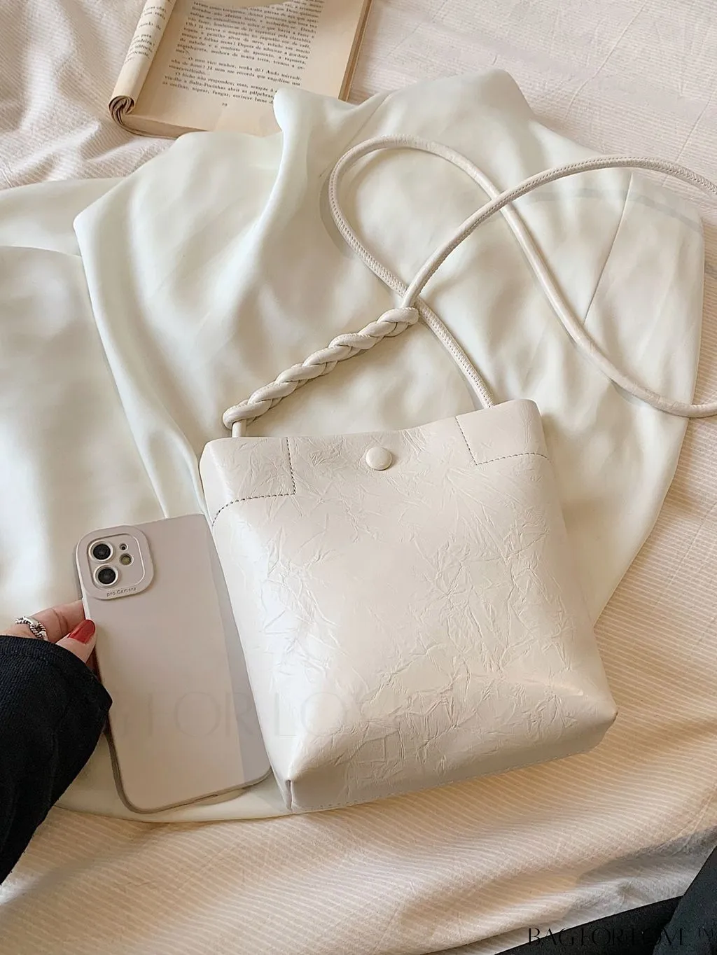 BagForLove - Stylish Compact Shoulder Bag: Mini All-Match Fashion Bucket Design