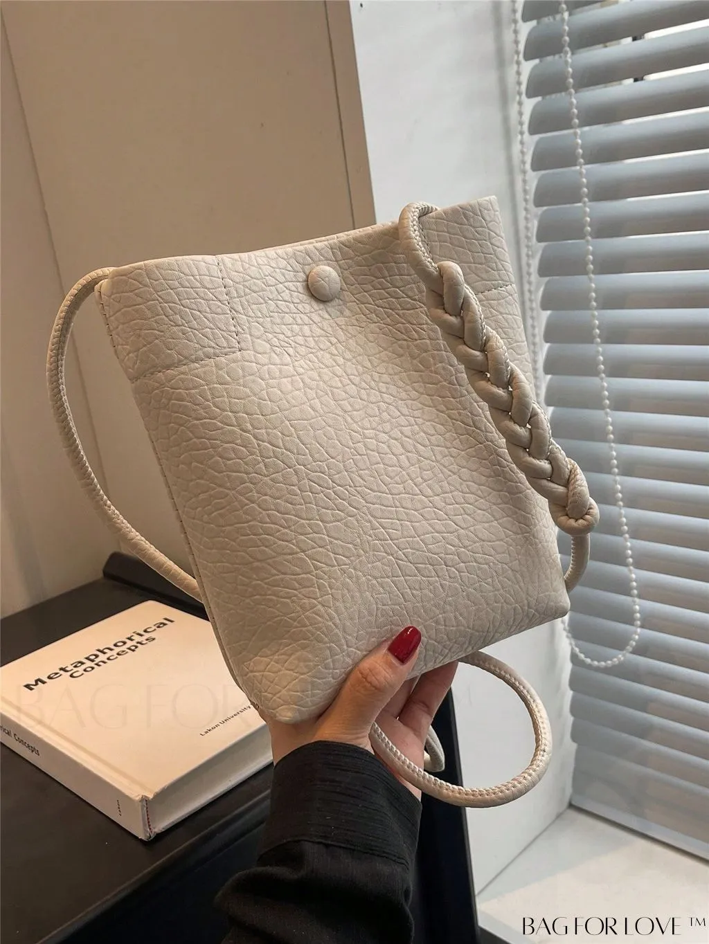 BagForLove - Stylish Compact Shoulder Bag: Mini All-Match Fashion Bucket Design
