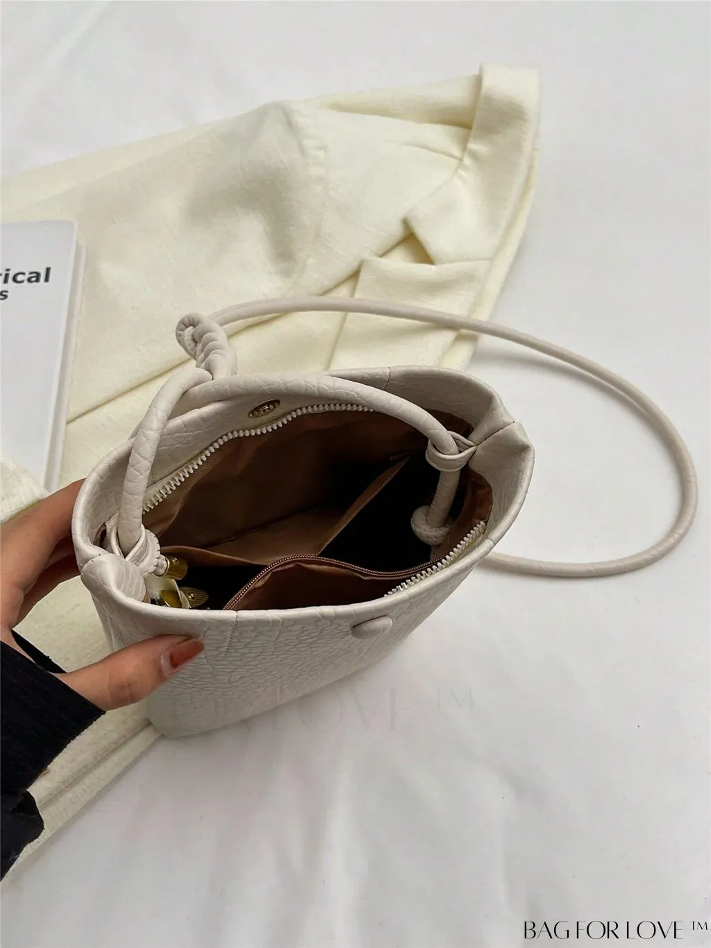 BagForLove - Stylish Compact Shoulder Bag: Mini All-Match Fashion Bucket Design