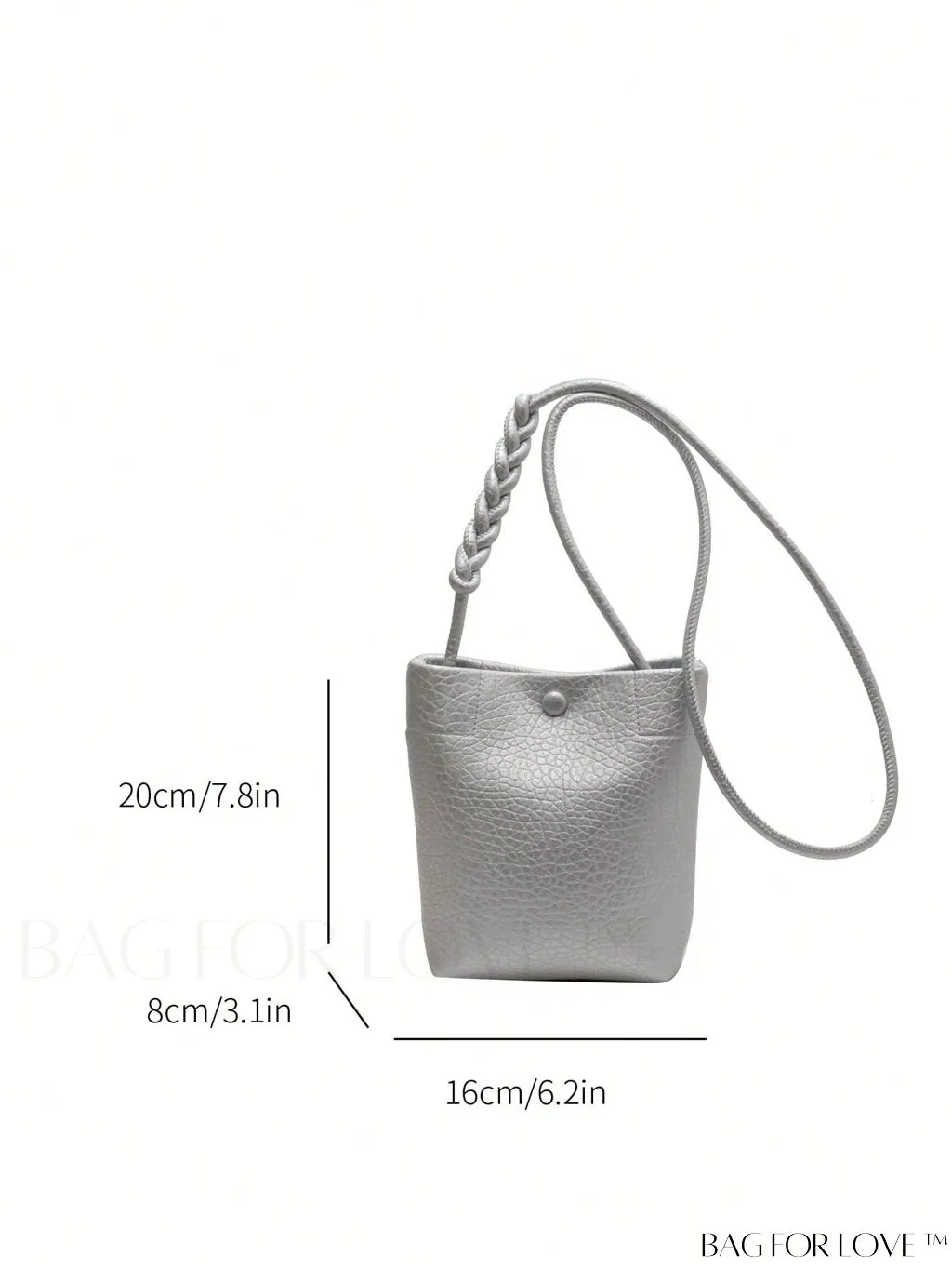 BagForLove - Stylish Compact Shoulder Bag: Mini All-Match Fashion Bucket Design