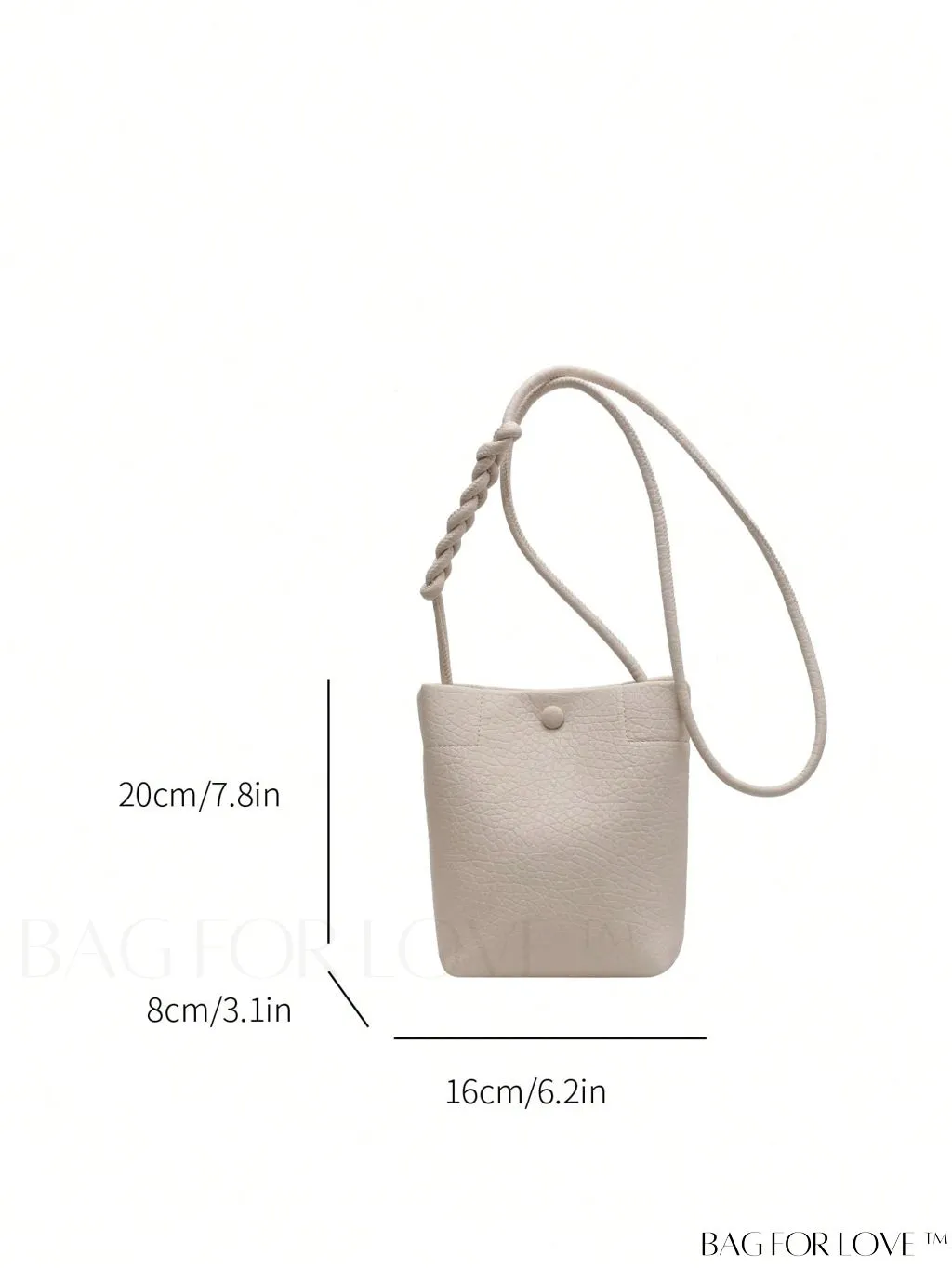 BagForLove - Stylish Compact Shoulder Bag: Mini All-Match Fashion Bucket Design