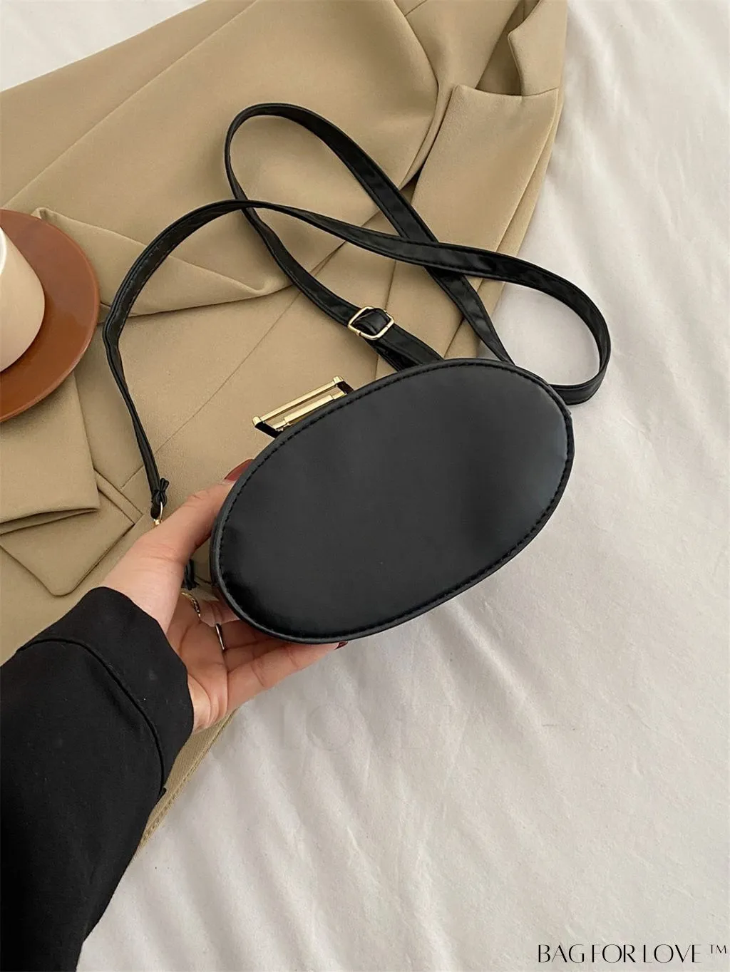 BagForLove - Stylish Korean Cross-Body Bucket Bag - PU Material, Perfect for Summer