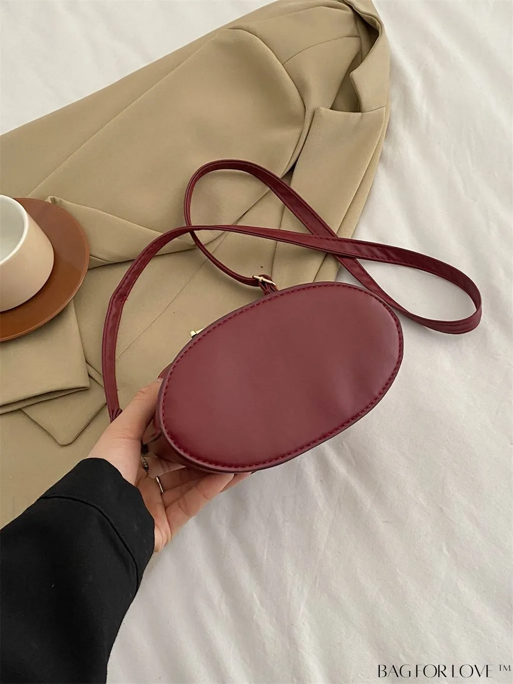 BagForLove - Stylish Korean Cross-Body Bucket Bag - PU Material, Perfect for Summer