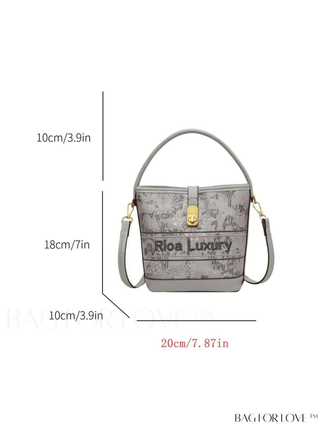 BagForLove - Stylish Pink Embroidered Barrel Handbag - Womens Fashion Accessory