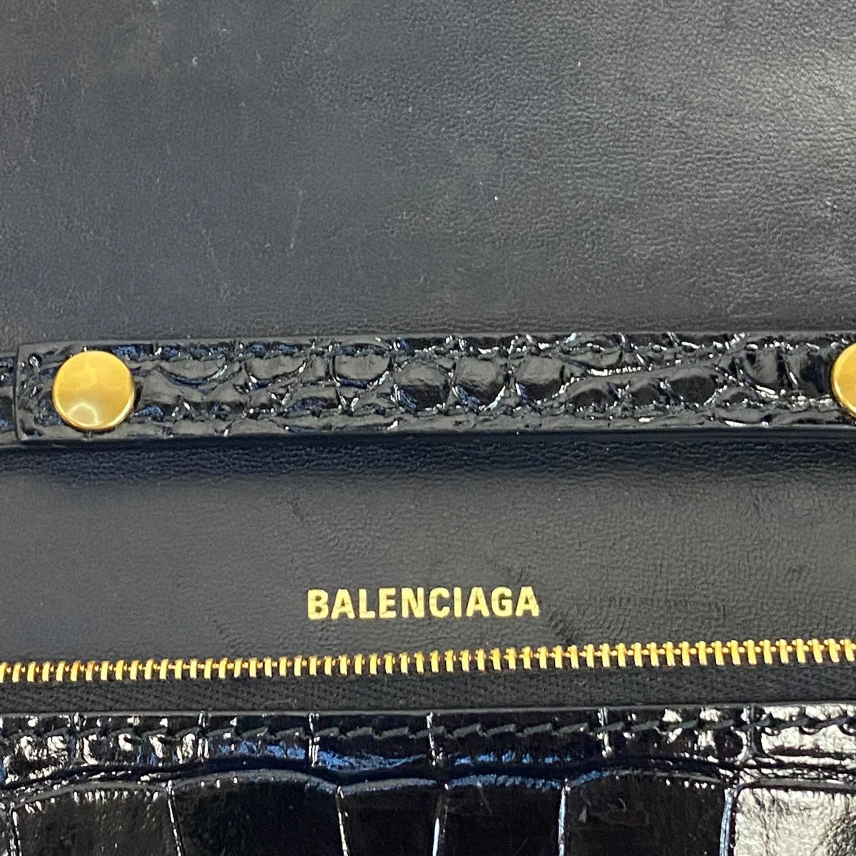 Balenciaga Hourglass Wallet on Chain