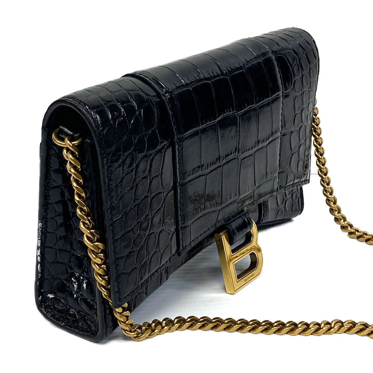 Balenciaga Hourglass Wallet on Chain