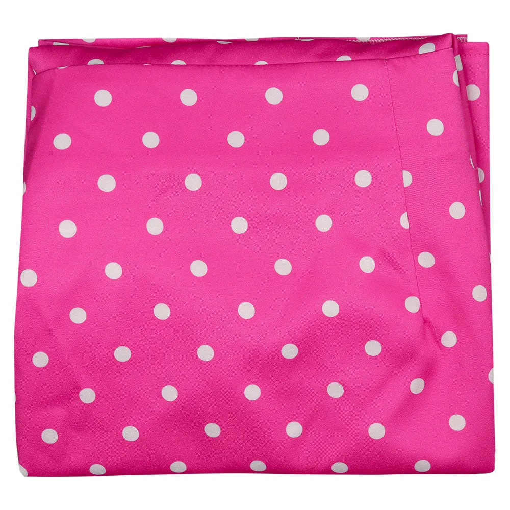Barbie Cosplay Costume Pink Spots Dress Outfits Halloween Carnival Suit