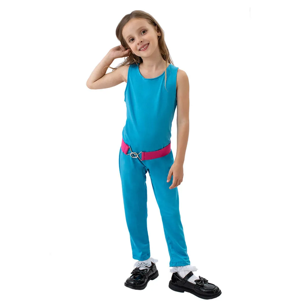 Barbie Kids Children Feamle Blue Halloween Carnival Party Suit Cosplay Costume