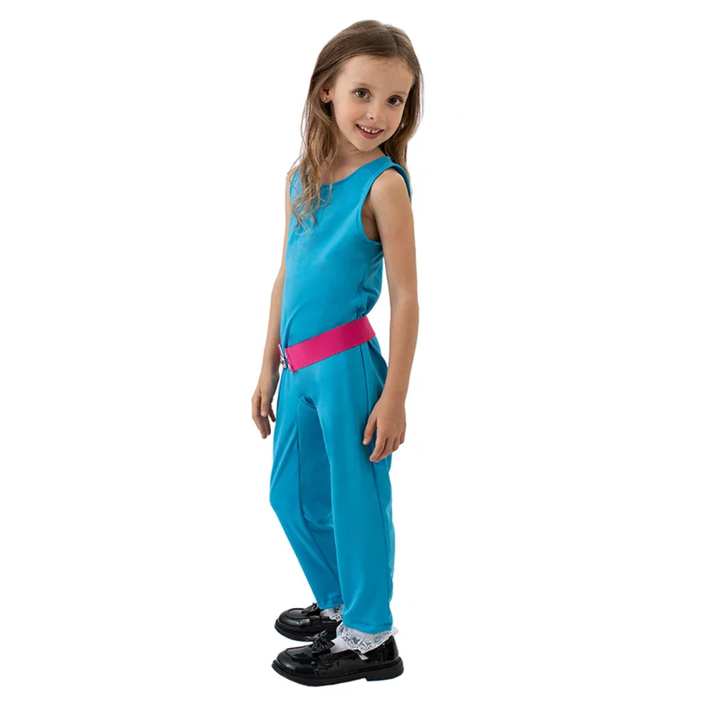 Barbie Kids Children Feamle Blue Halloween Carnival Party Suit Cosplay Costume