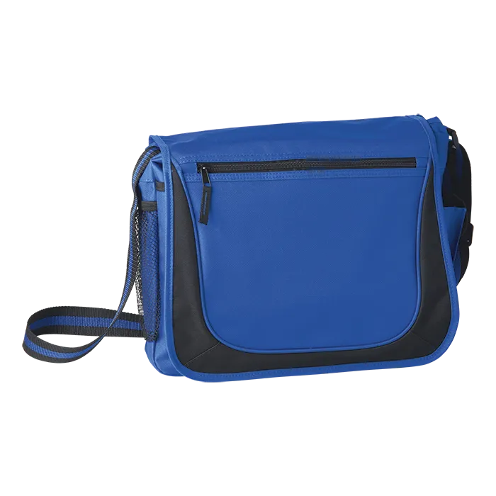 Barron BB0166 - Messenger Bag with Coloured Stripe Strap
