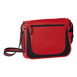 Barron BB0166 - Messenger Bag with Coloured Stripe Strap