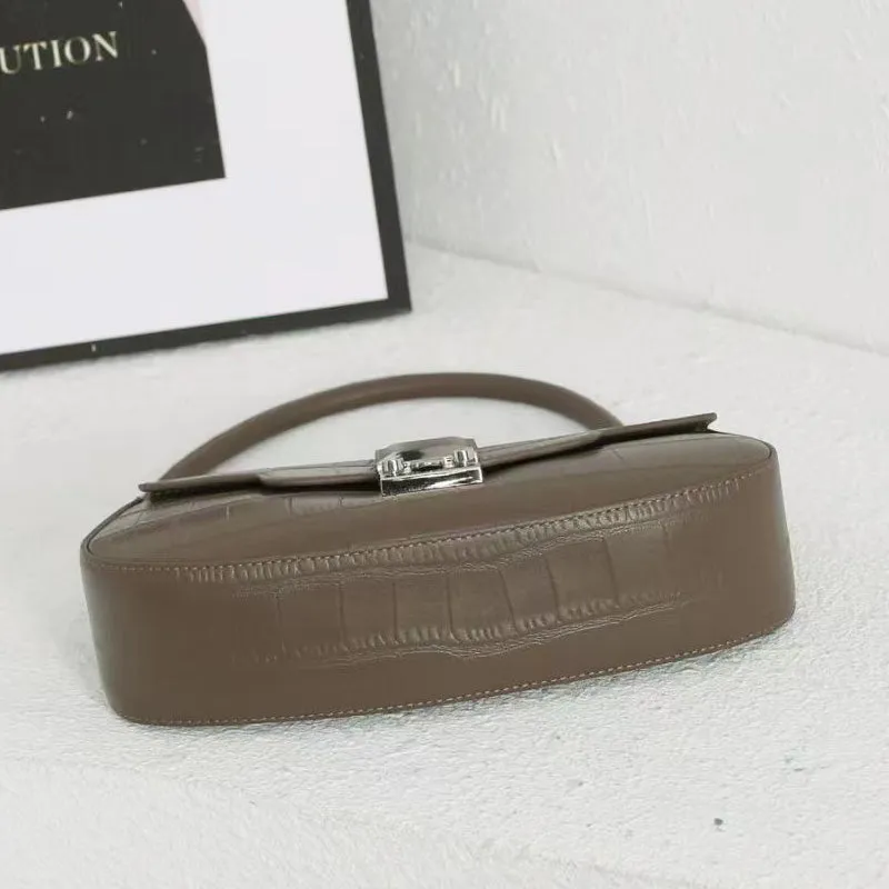 Baska Crocodile Pattern Satchel