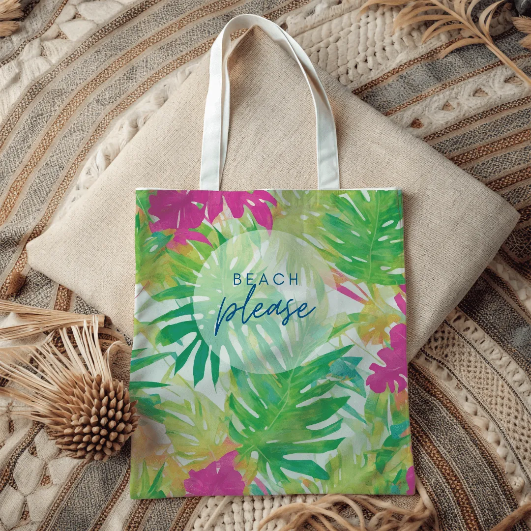 Beach Please Tote Bag: Stylish & Fun