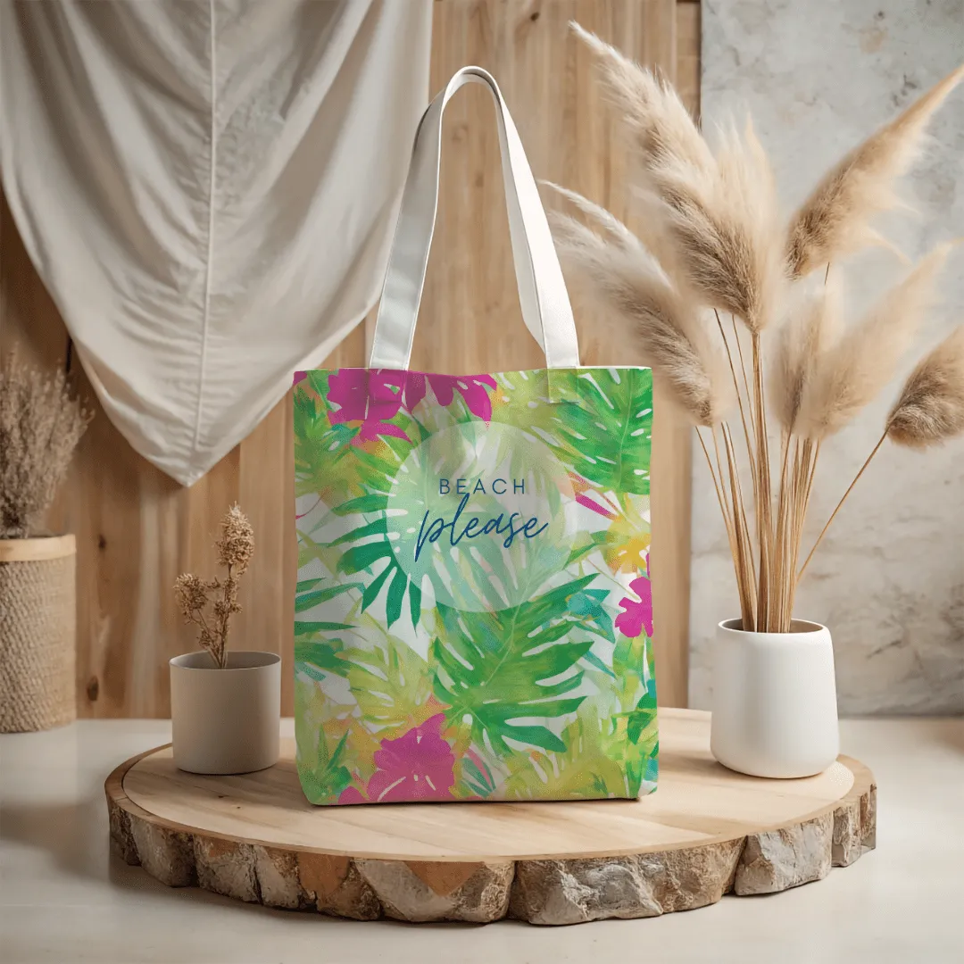 Beach Please Tote Bag: Stylish & Fun