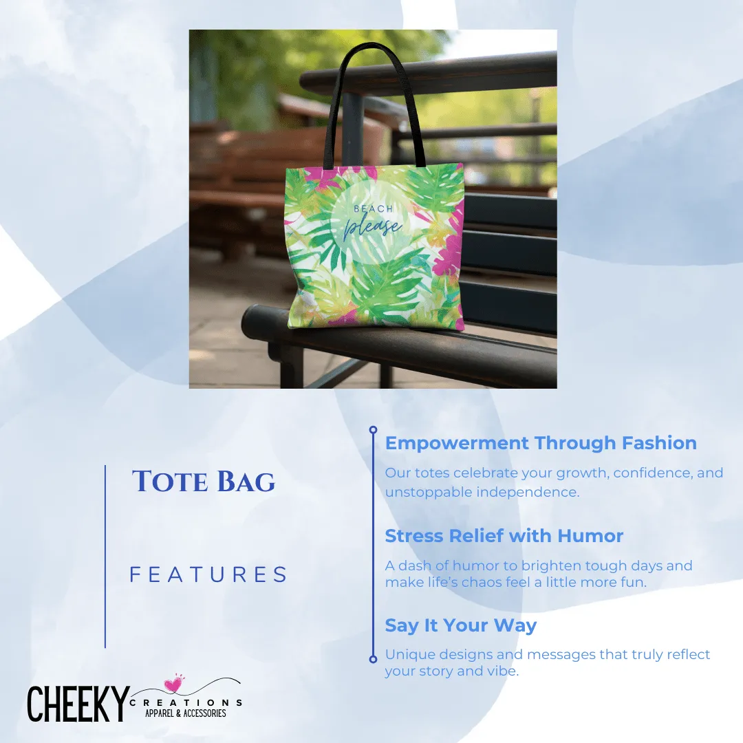 Beach Please Tote Bag: Stylish & Fun