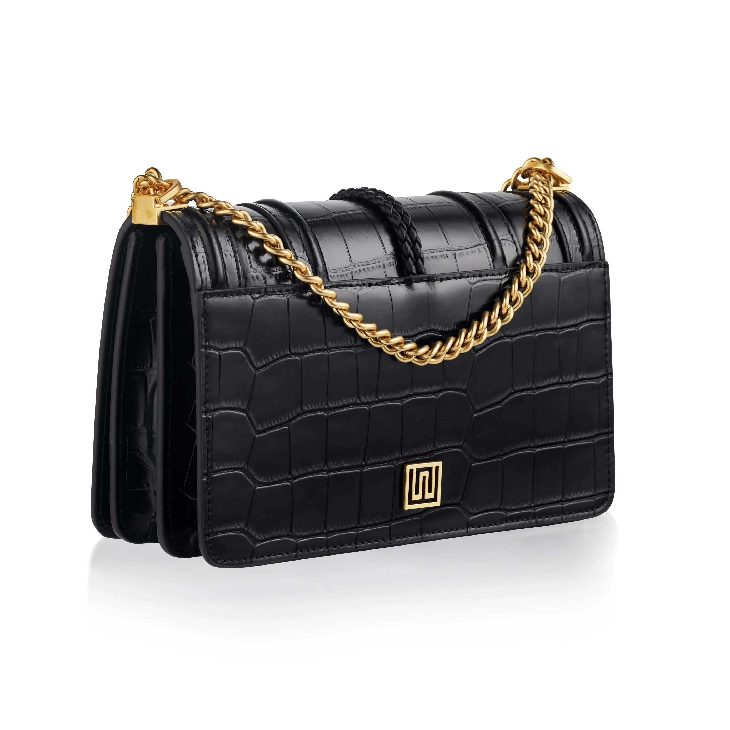 Beau Crossbody Bag in Croc