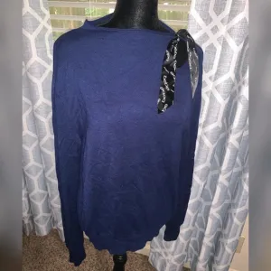 BEBE women’s blue sweater size Medium