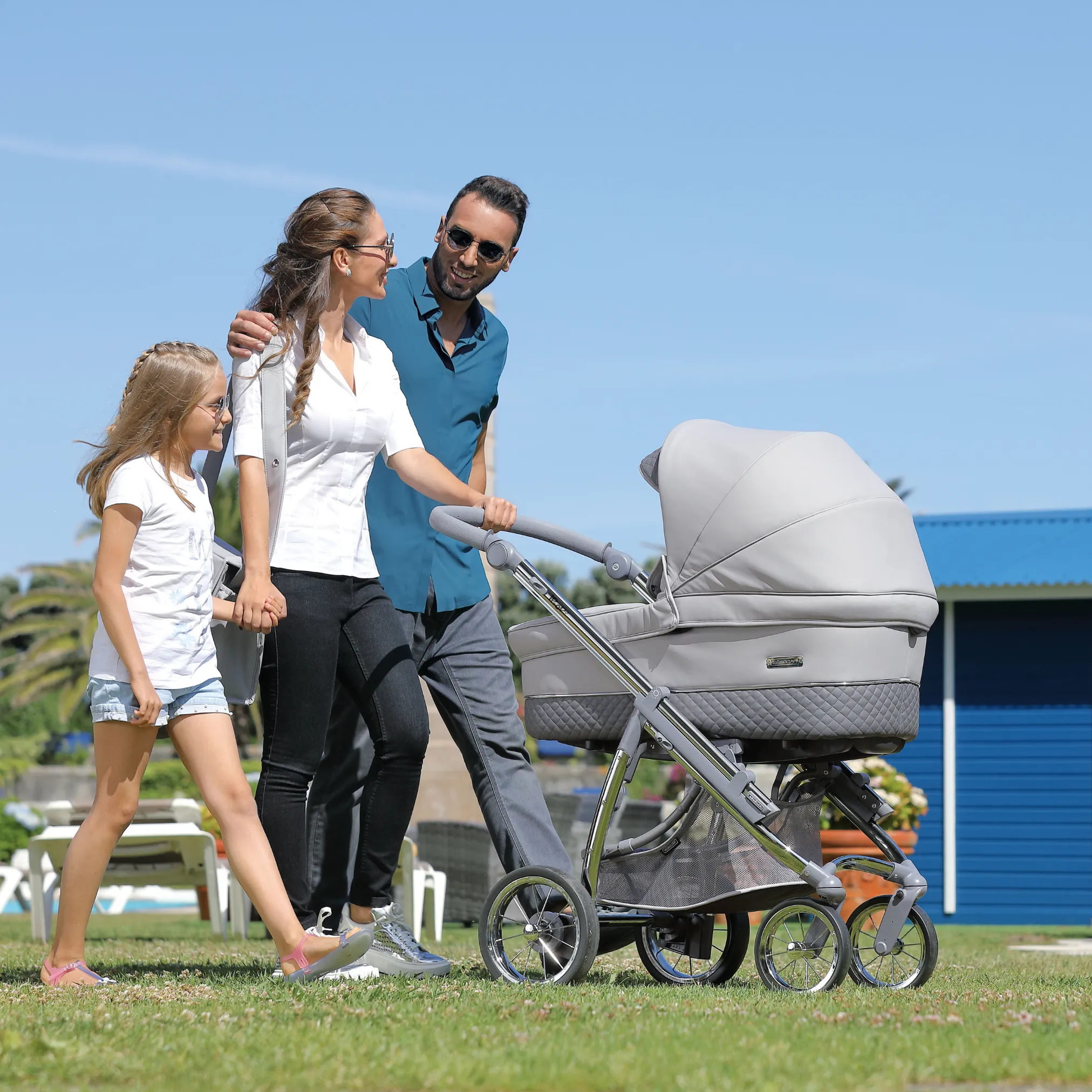 Bebecar Trio Ip-Op XL Classic Travel System - Pewter