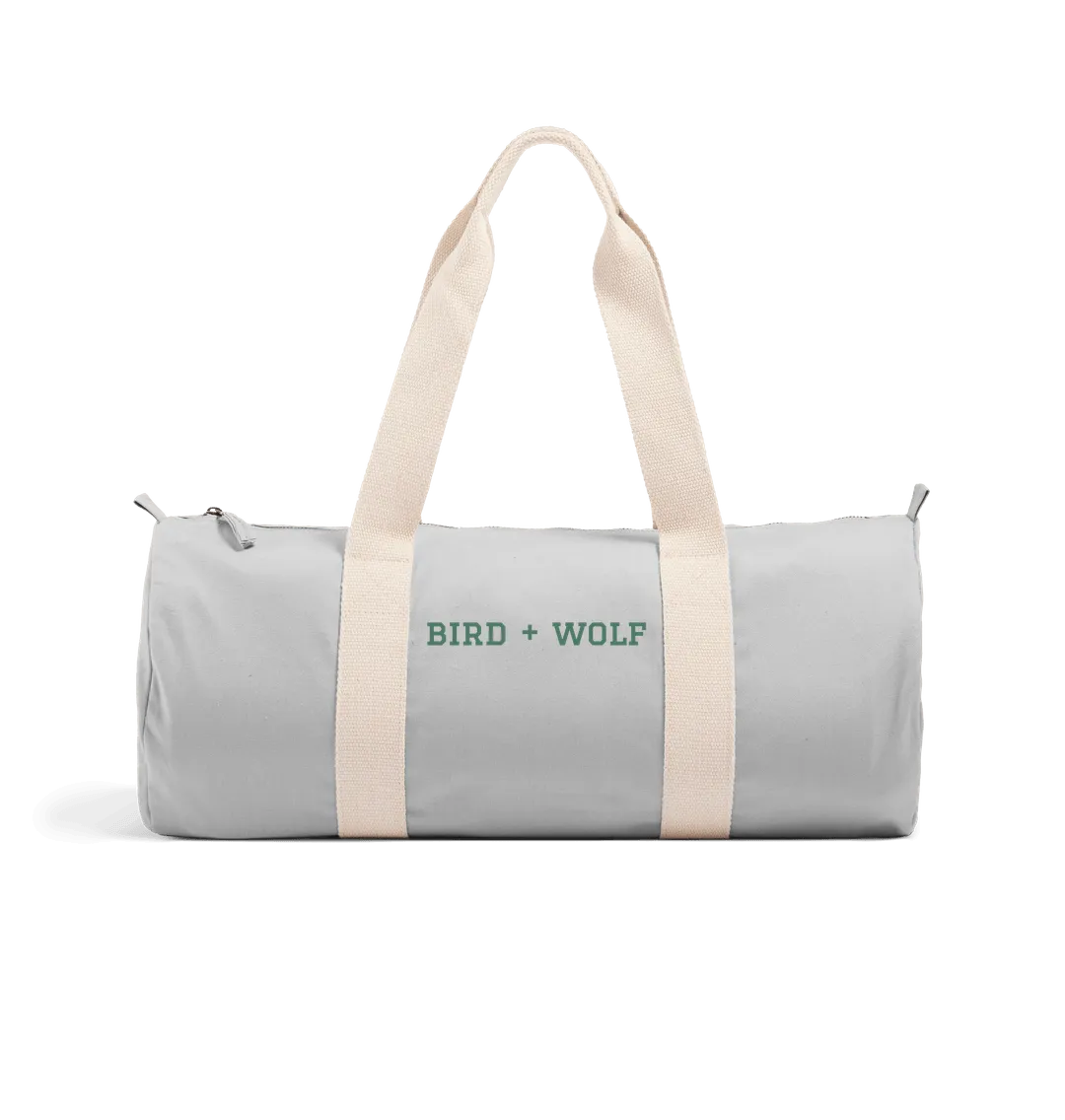 Bird   Wolf Duffel Bag (Green Lettering)
