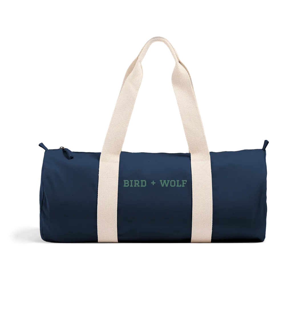 Bird   Wolf Duffel Bag (Green Lettering)