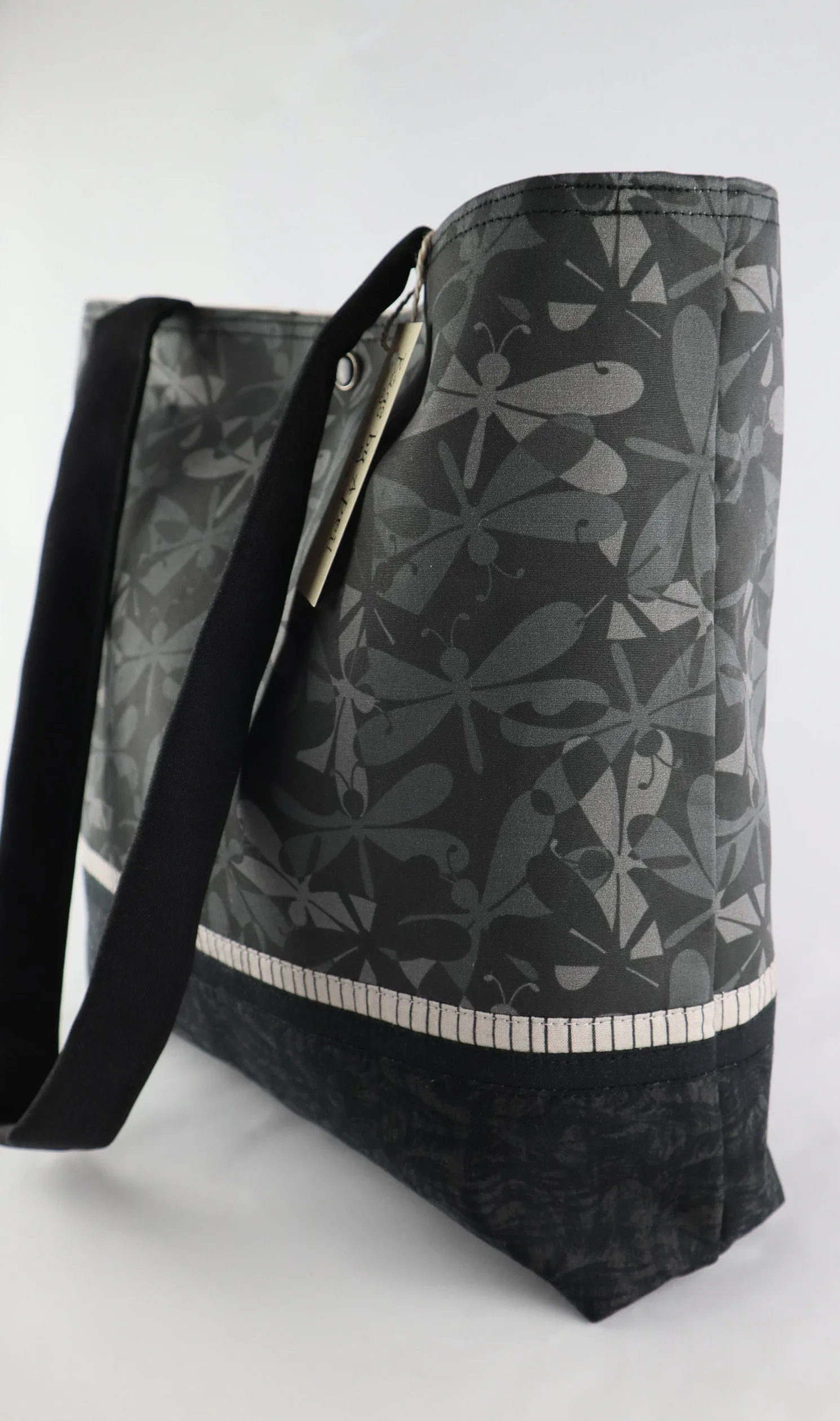 Black Dragonfly Shoulder Bag Purse