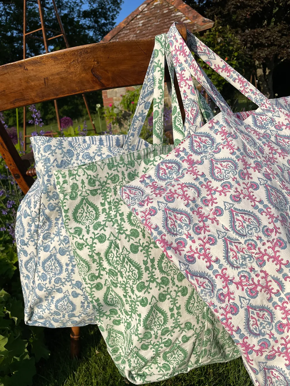 BLUE ACE TOTE BAG