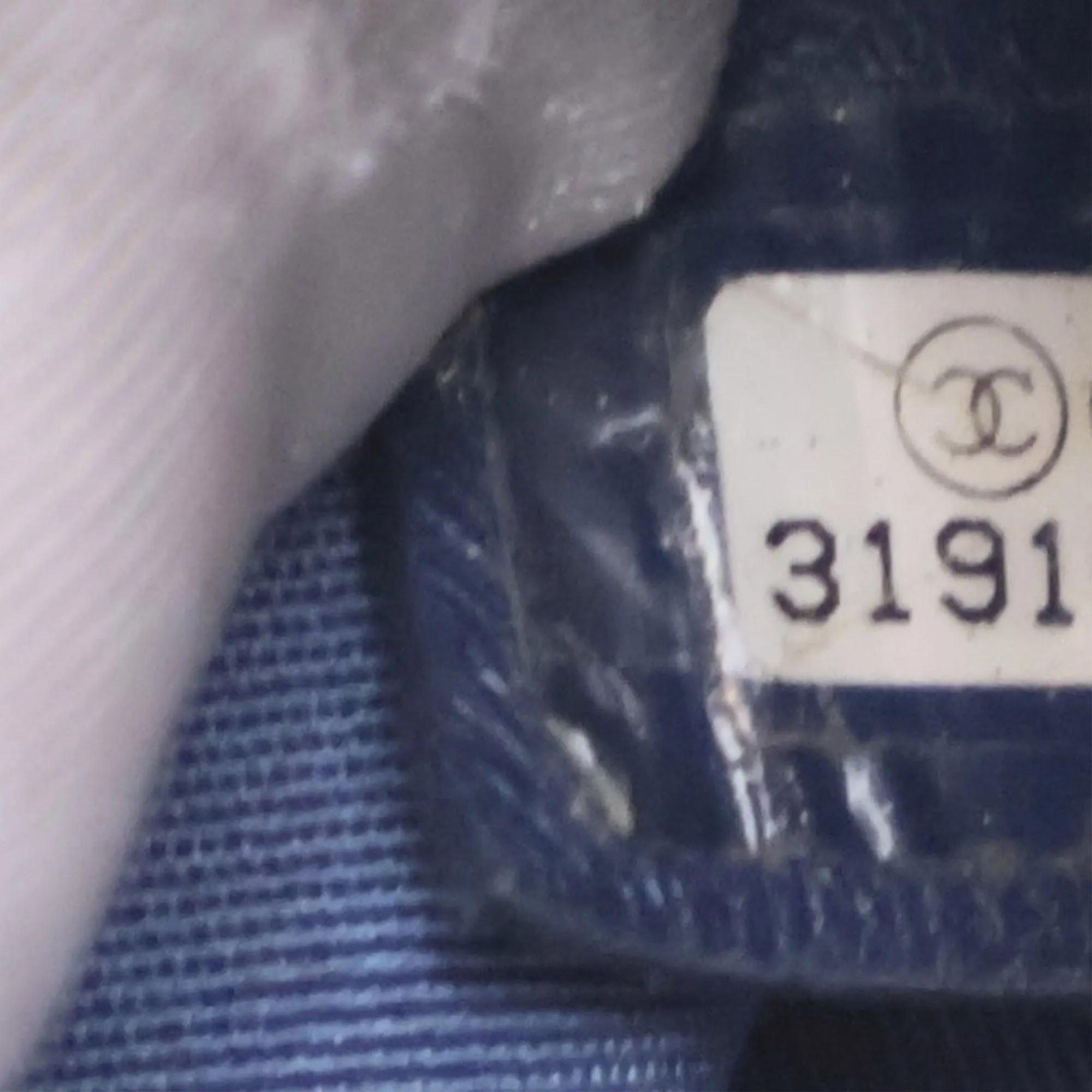 Blue Chanel Mini Denim Mood Bucket with Chain