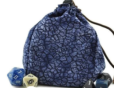 Blue dragon dice bag