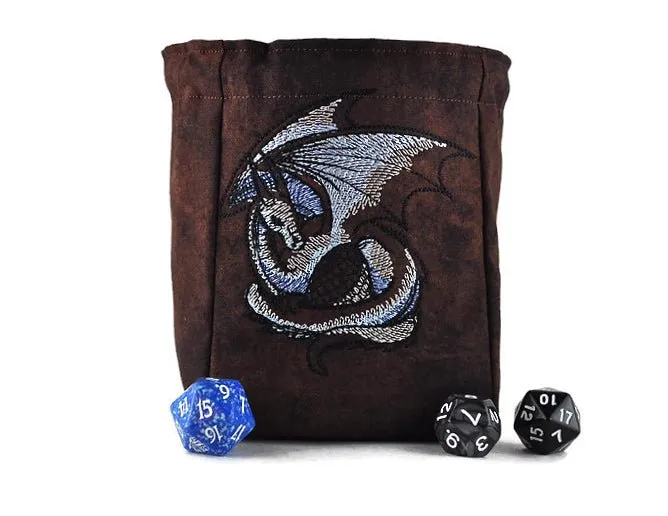 Blue dragon dice bag