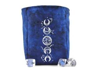 Blue Moon Phase dice bag