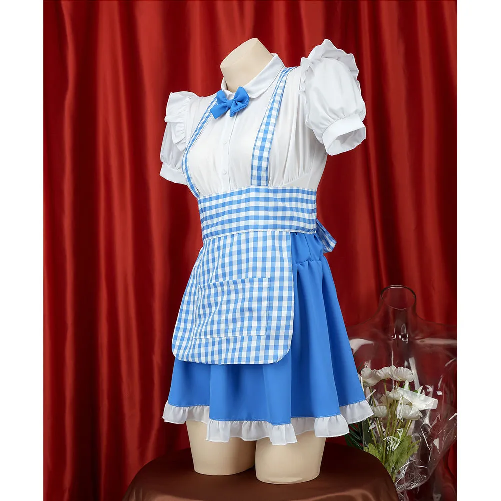 Bocchi the Rock Hitori Gotou Cosplay Costume Maid Dress Halloween Carnival Suit