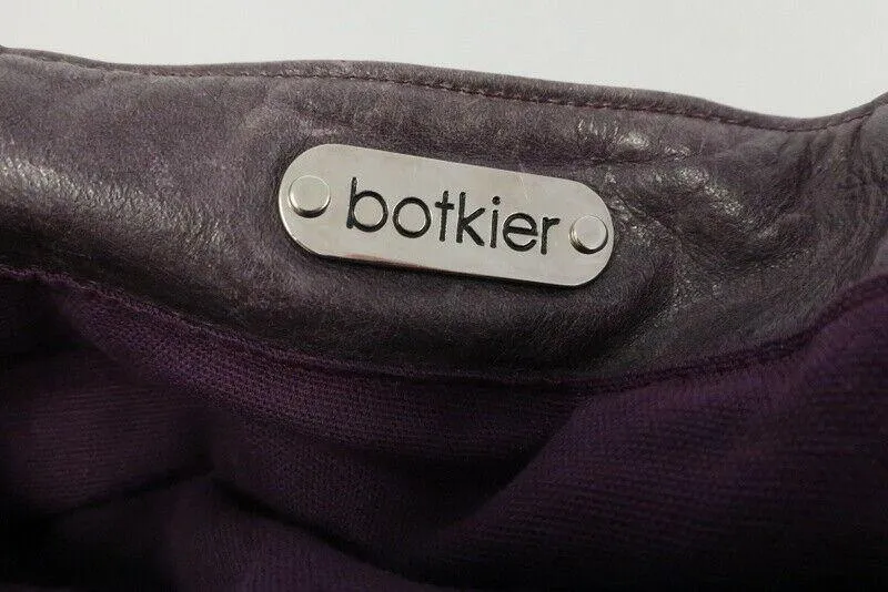 Botkier Holster Bag Purple Studded Leather Multi-Pocket Medium Shoulder Bag