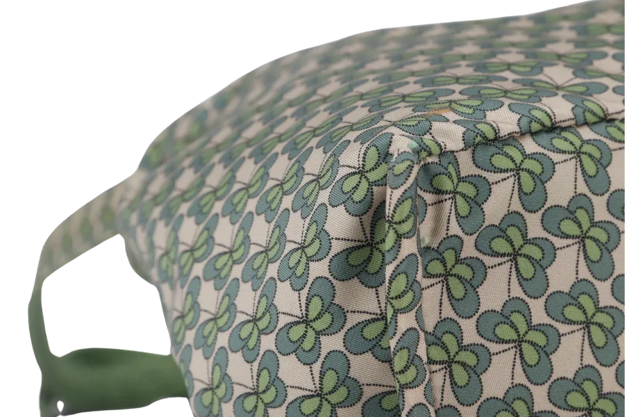BOTTEGA VENETA REVERSIBLE TOTE (547380) ALOEMINT GREEN LEATHER WITH BUTTERFLY PATTERN WITH DUST COVER